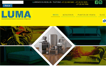 Tablet Screenshot of luma.com.co